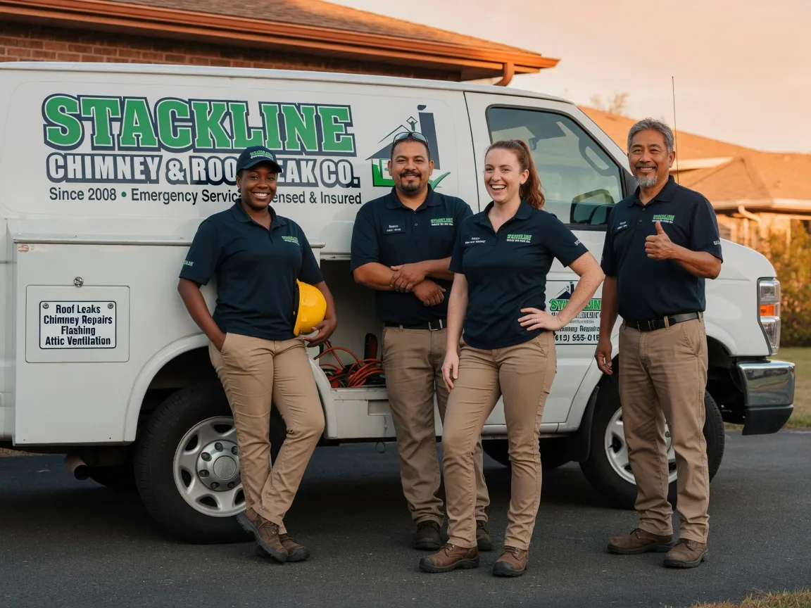 Chimney flashing repair company in Smyer, TX
